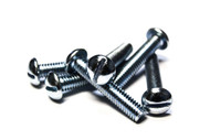 (25) 5/16 x1-3/4" Machine Screws - Round Head (Slotted) - Zinc
