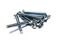 (500) #8 x 1-3/4" Machine Screws - Round Head (Slotted) - Zinc