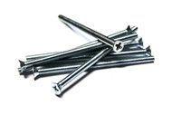 (1000) #8x3" Machine Screws - Phillips Flat Head - Zinc