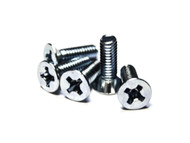 (25) 5/16x1" Machine Screws - Phillips Flat Head - Zinc