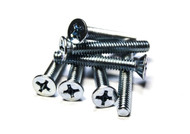 (250) 1/4x1-3/4" Machine Screws - Phillips Flat Head - Zinc