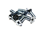 (3000) 1/4x3/4" Machine Screws - Phillips Flat Head - Zinc