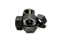 (100) 1"-8 Hex Nuts - Grade 2 - Plain