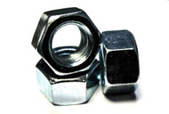 (100) 1"-8 Hex Nuts - Grade 2 - Zinc