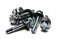 (1000) 12x2-1/2 Unslotted Self Drilling Hex Head Sheet Metal Screws Neo Washer