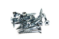 (250) 8x1-1/2 Phillips Flat Head Wood Screws w/Nibs  (Type 17) Zinc