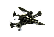 (250) 8x1-1/2 Square Flat Head Wood Screws (Plain and Lubed)