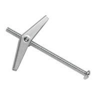 (50) 1/4x3 Toggle Bolt Wing Anchors - Zinc