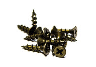 (500) 8x3/4 Phillips Flat Head Wood Screws (Plain and Lubed)