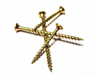 (800) 10x4 Phillips Bugle Head Deck Screws - Yellow Zinc