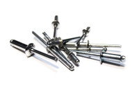 (100) POP Blind Rivets *6-16 Grip* (Aluminum/Aluminum) - 3/16 x 1" Max Grip