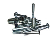 (100) 7/16"x4" Hex Bolt (Zinc) -Grade 2 -Partially Threaded-
