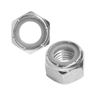 (100)5/16"-18 Nylon Insert Lock Nuts (Zinc Plated) Nylock