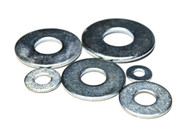(50) 1/4" USS Flat Washers - Zinc