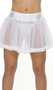 This petticoat with lace trim will complete any outfit with a pretty feminine finish. Features two layers of mesh with lace trim on both layers.