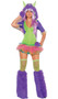One Eyed Monster costume includes tutu dress, and furry monster hood with one eye. Two piece set.