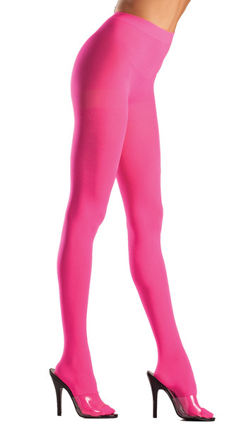 Opaque nylon pantyhose.