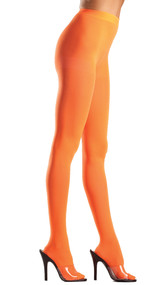Opaque nylon pantyhose.