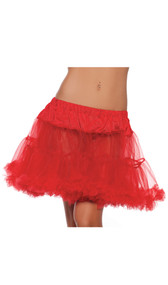 Two layer ruffled mesh maxi petticoat. 15 denier.