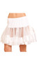 Satin trim petticoat.