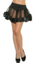 Satin trim petticoat.