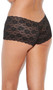 Stretch lace cheeky shorts.