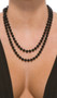 Classic faux pearl necklace. Non adjustable. Can be worn as a single strand or doubled up as shown in picture.