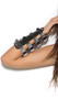 Studded leather arm guards with adjustable buckle closure. Pair.