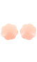 Self adhesive silicone flower shaped nipple covers. Pair.