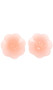 Self adhesive silicone flower shaped nipple covers. Pair.