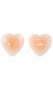 Self adhesive silicone heart shaped nipple covers. Pair. Boxed item.