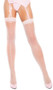 Sheer thigh high stockings - pink