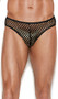 Men's fishnet thong back brief.