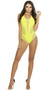 Jamaica Illusion monokini features mesh contrast panels and criss cross straps in back.