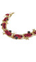 Intertwined red velvet and gold chain choker with star detail and adjustable lobster clasp closure.