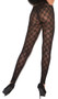 Bowtie pattern lace leggings.