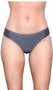 Seamless microfiber bikini panty with gusset.