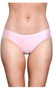 Seamless microfiber bikini panty with gusset.