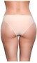 Seamless microfiber bikini panty with gusset.