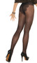French cut support pantyhose with reinforced toe.