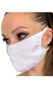 Stretch Lycra face mask with elastic straps that go around the back of the head to avoid discomfort to your ears. Straps do not tie, you just pull the mask down over your head for a snug fit. Double layered. Made in the USA.