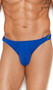 Men's thong with snap closure on both sides.