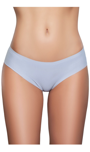 Bikini panty with smooth stretch fabric, seamless edges and cotton lined crotch.
