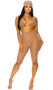 Sheer mesh cover up biker style shorts with high waist and pullover closure.