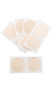 Self adhesive round shaped nipple covers, single use. 5 pairs per package. 