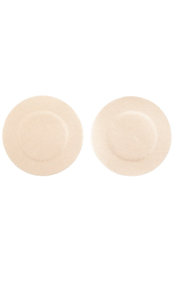 Self adhesive round shaped nipple covers, single use. 5 pairs per package. 