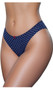 Low rise jersey brief panty with elastic waist, picot trim, mini bow accent, and lined crotch. This listing is for a pack of three panties. You will receive one of each: white with heart print, blue with heart print, and red/white striped.