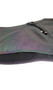 Iridescent reflective runner style shorts feature side leg split and drawstring closure. Fabric reflects different colors in the light as shown in the multicolor photos, it appears more blue when not reflected as shown in the other photos. Fabric is a lightweight windbreaker type of Nylon.