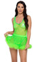 Sleeveless sheer mesh romper features shimmer dotted accents, U shaped neckline, wide shoulder straps and lined crotch.