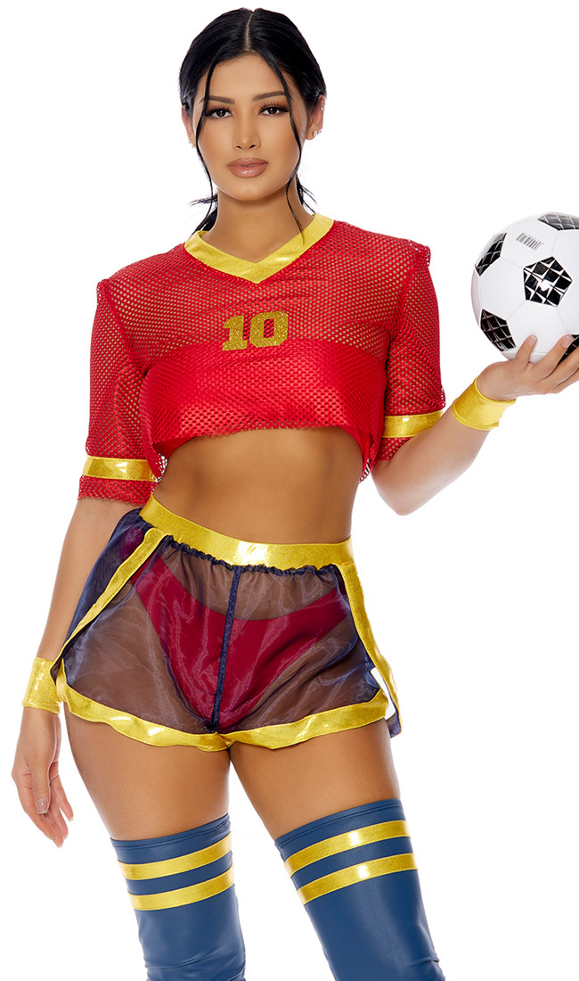 Goals Sexy Soccer Player Costume